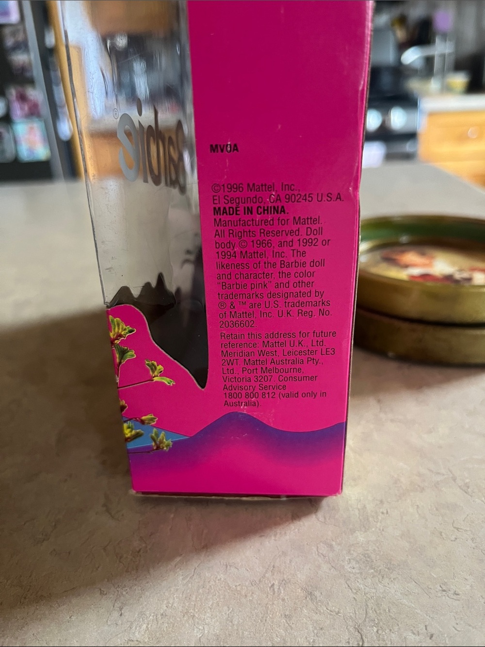 Barbie Bright Pink & Yellow Hula Hair Doll - Picture 3 of 4